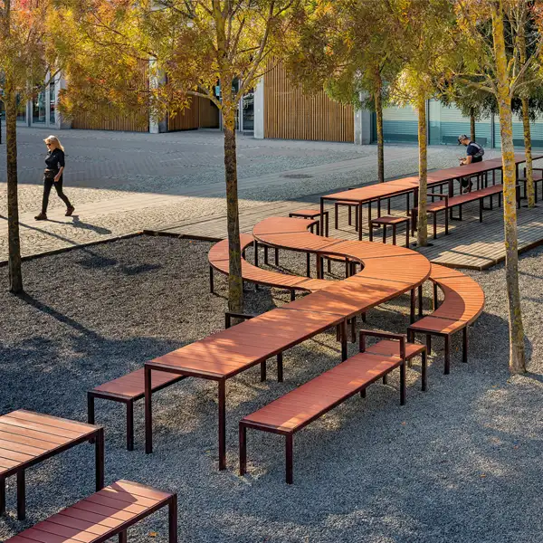 DOSSIER TABOURET LANGBORDET - 2unités - chêne huilé NOLA