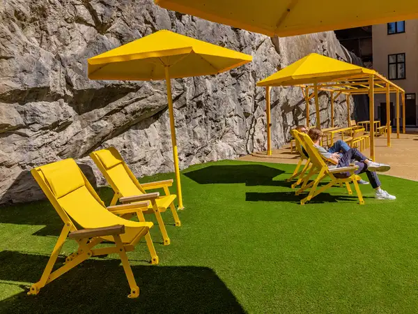 PARASOL FOUR SEASONS - mât incliné NOLA