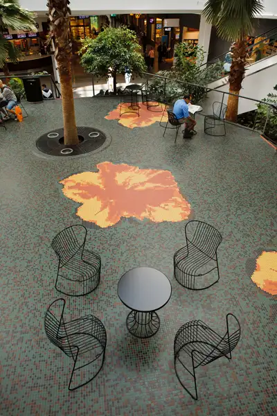 TABLE KASKAD ø60cm - plateau MDF NOLA