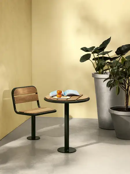 CHAISE GRY - chêne huilé - à sceller NOLA