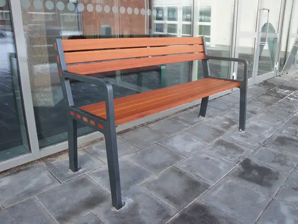 BANC FRANK - mahogany huilé NOLA