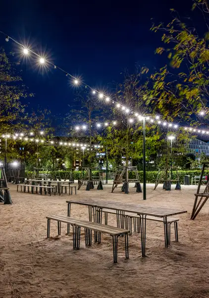 TABLE GARD ACCESSIBLE PMR 165cm - Accoya® NOLA