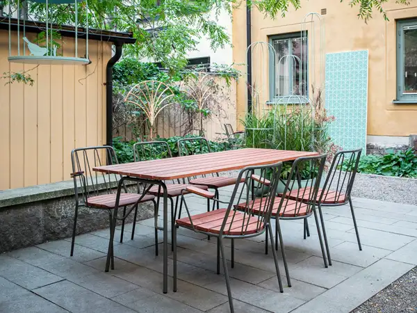 TABLE PLIABLE ROUSSEAU - chêne huilé NOLA