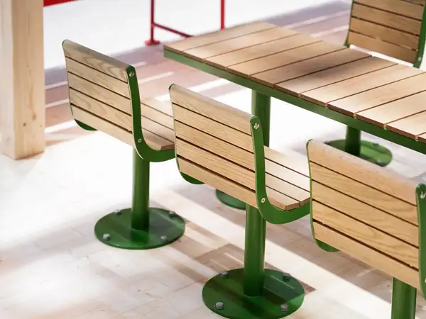 CHAISE PARCO JUNIOR - bois de Jatoba - à sceller NOLA
