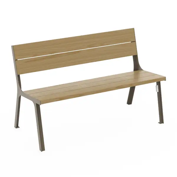 BANC 2 PLACES CITÉ BOIS - Douglas OBJETS PUBLICS