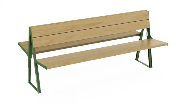 BANC DOUBLE 6 PLACES CITÉ BOIS - Douglas OBJETS PUBLICS