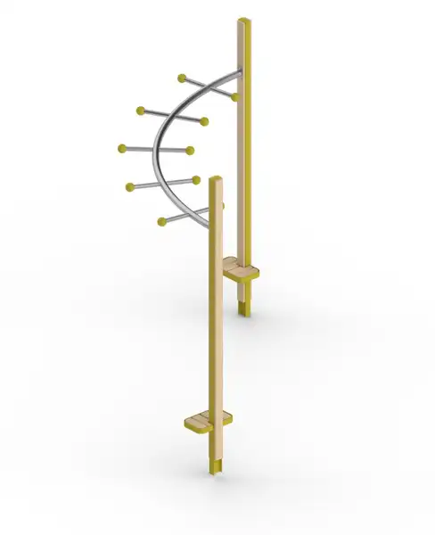 OCR - ÉCHELLE HORIZONTALE COURBE PLAYPARC