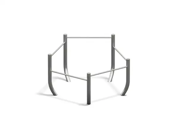 4FCIRCLE® - AGRÈS HEXAGONAL BARRES - métal PLAYPARC