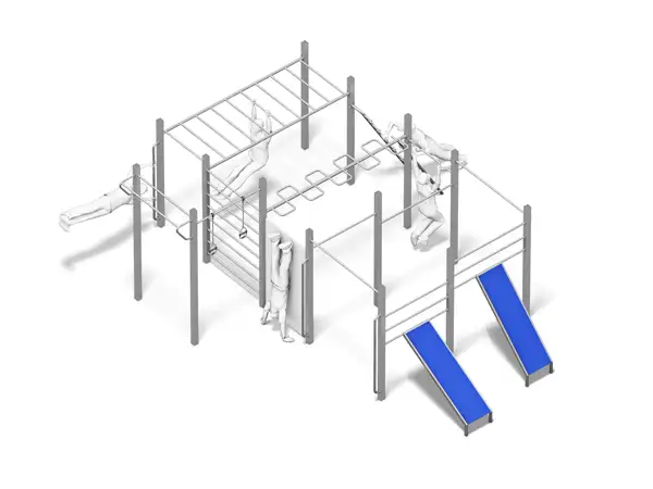 4FCIRCLE® Calisthenics - FREESTYLER CUBE PLAYPARC