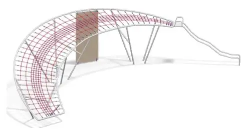 STRUCTURE DE JEUX À GRIMPER COMÈTE PLAYPARC