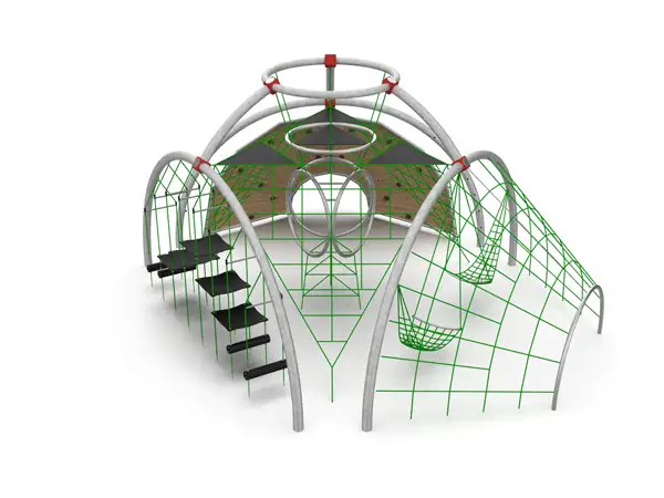 STRUCTURE DE JEUX À GRIMPER PANTHEON 3 PLAYPARC