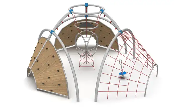 STRUCTURE DE JEUX À GRIMPER PANTHEON 4 PLAYPARC