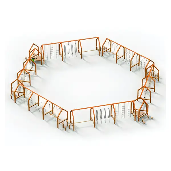 NINJA FRAME - PARCOURS DE JEUX HEXAGONAL SPIEL-BAU GmbH