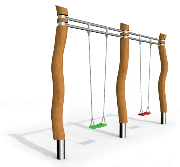 BALANÇOIRE DOUBLE PATIS 2 - robinier STILUM