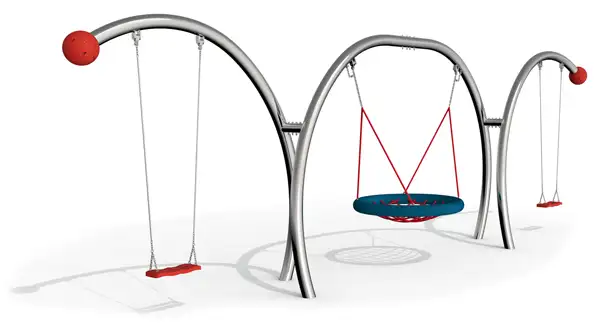 BALANÇOIRE TRIPLE SIMIUS 3 - nid STILUM