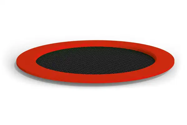 TRAMPOLINE ROND JUMP CIRCLE L - EPDM rouge signal STILUM