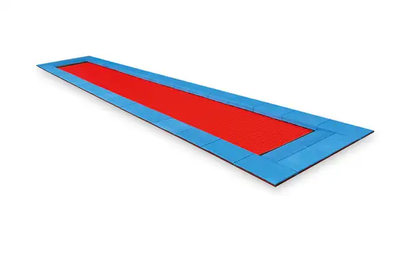 TRAMPOLINE RECTANGULAIRE JUMP HIGHWAY - EPDM bleu STILUM