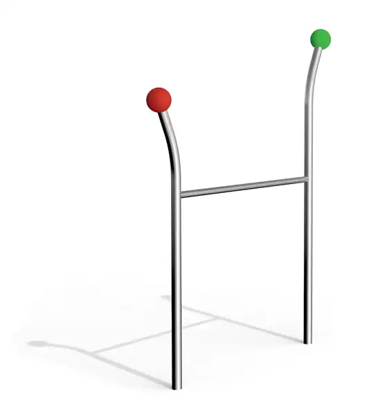 BARRE FIXE SIMPLE SUPRA 1 - ancrage 450mm STILUM