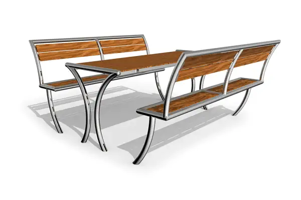 ENSEMBLE PIQUE-NIQUE TABULA - bancs STILUM