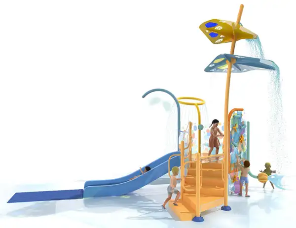 STRUCTURE PLAYNUK n°2 - jeux et toboggans aquatiques VORTEX