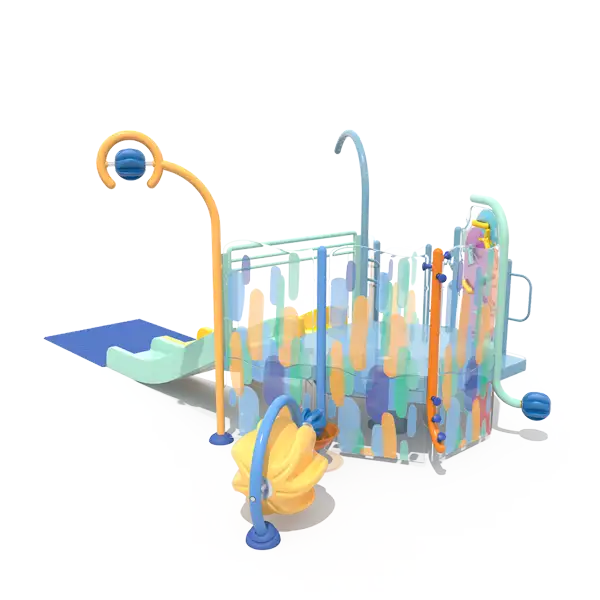 STRUCTURE PLAYNUK n°3 - jeux et toboggans aquatiques VORTEX