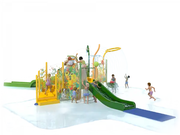 PLAYNUK - STRUCTURE n°4A - Splashpad VORTEX